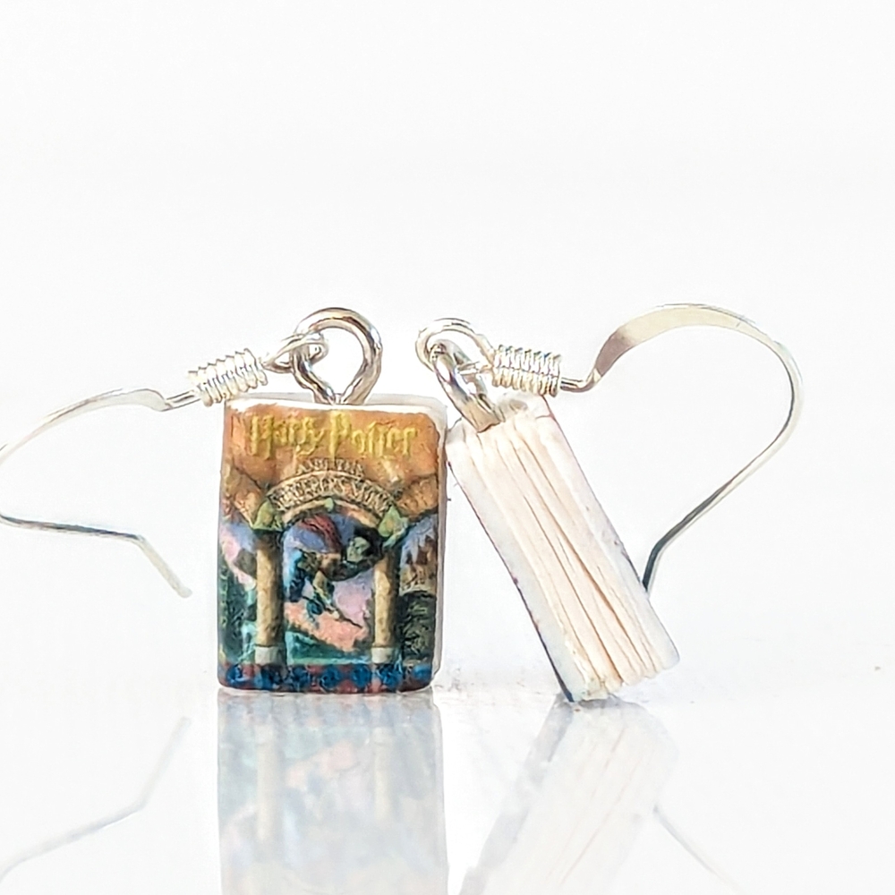 Harry Potter Book Earrings